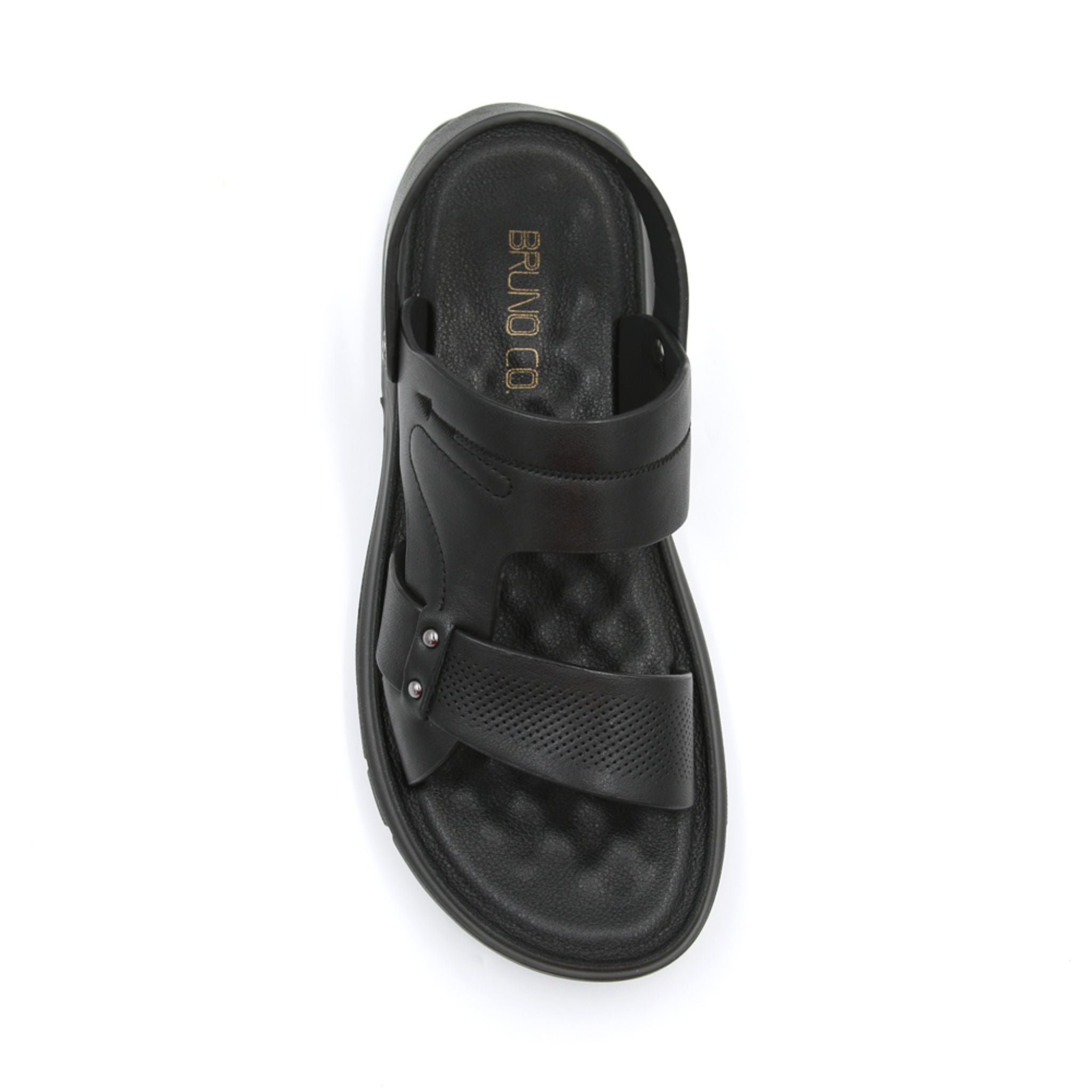 Bruno Co. Kiki Leather Sandals - Black