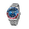 Arbutus Dive Inspired GMT Blue/Red AR2102STS - Blue