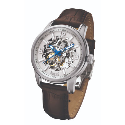 Arbutus Ally Watch Classic Skeleton AR904SWF - Brown (45mm)