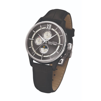 Arbutus Overland Watch Retro Day-Date AR907TBNB - Black (43.5mm)
