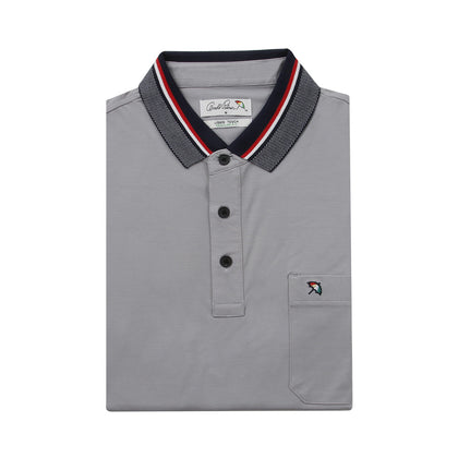Arnold Palmer Liquid Touch Short-Sleeved Polo - Grey
