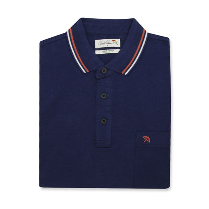 ARNOLD PALMER Short-Sleeved Polo Shirt - Navy Blue