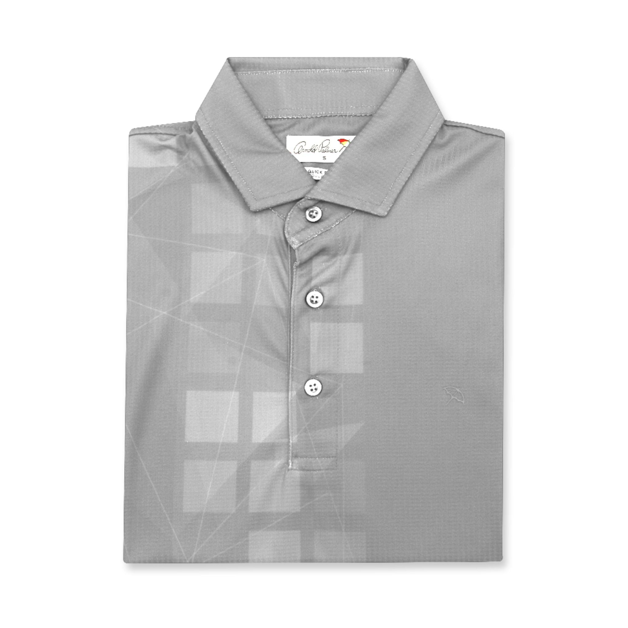 ARNOLD PALMER Short-Sleeved Quick-Dry Polo Shirt - Grey