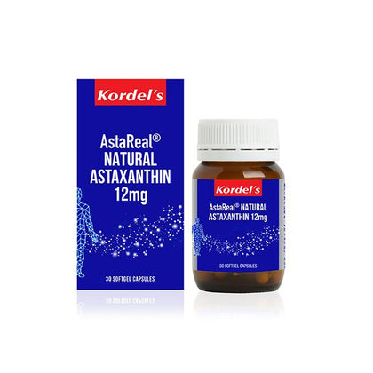 Kordel's AstaReal Natural Astaxanthin 12mg 30 Softgel Capsules