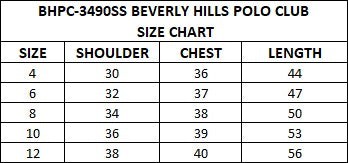 Beverly Hills Polo Club Cotton Short-Sleeve Shirt (BHPC-3490SS)