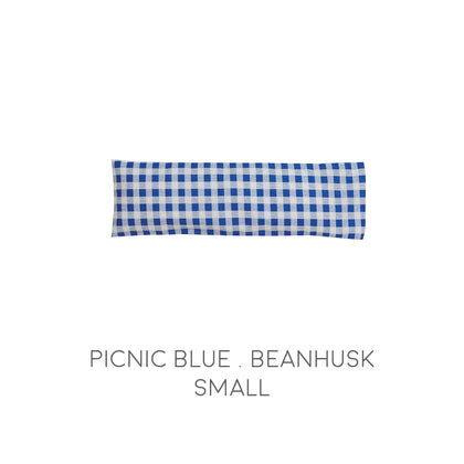 Baby Beannie Bean Husk Pillow - Picnic Blue