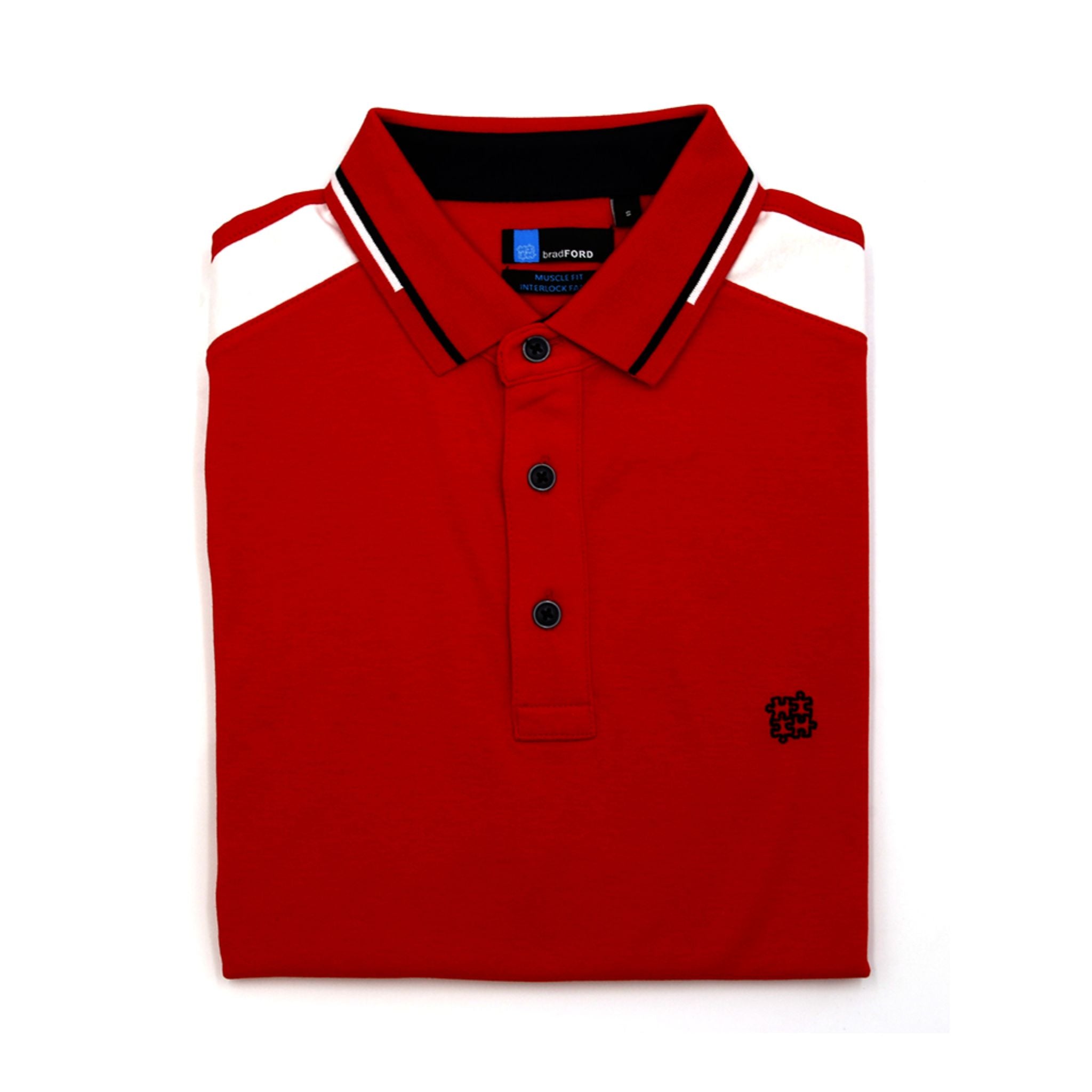 bradFORD Short-Sleeved Polo Shirt - Red