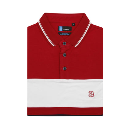 BRADFORD Short-Sleeved Polo Shirt - Red