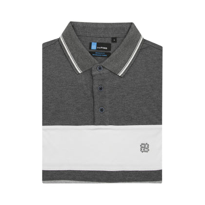 BRADFORD Short-Sleeved Polo Shirt - Grey