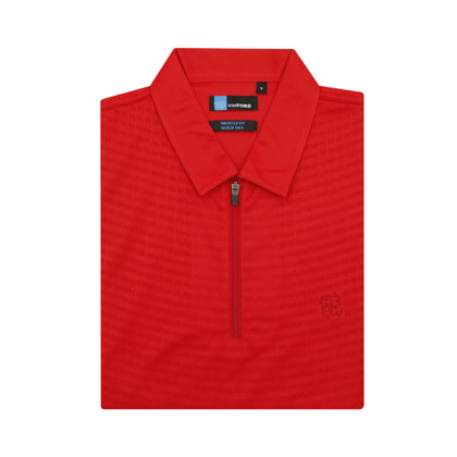 BRADFORD Short-Sleeved Polo Shirt - Red