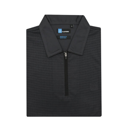 BRADFORD Short-Sleeved Polo Shirt - Black