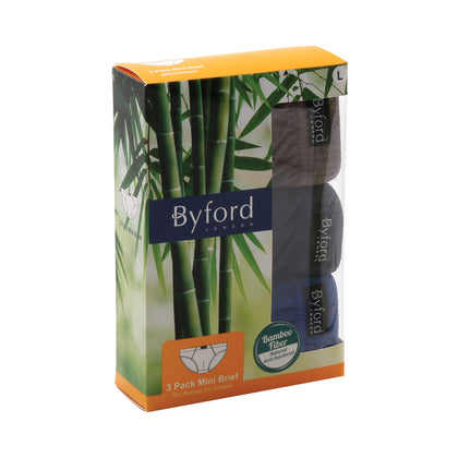 BYFORD Mini Briefs (3-pc pack) - Assorted Colors