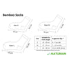 Naturain Bamboo Fibre School Socks - 3 Pairs - M