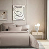 Canopy Emmet Taupe Bedset 100% USA Cotton (Single/Super Single/Queen/King)