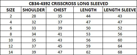 Criss Cross Boys' Long Sleeved Shirt