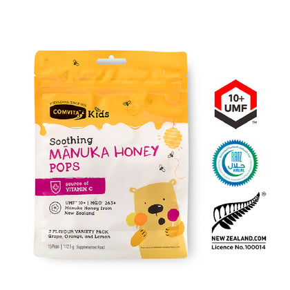 Comvita Kid's Soothing Manuka Honey Pops 15 pops