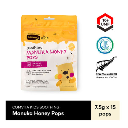 Comvita UMF™ 10+ Manuka Honey Soothing Pops 15 pops
