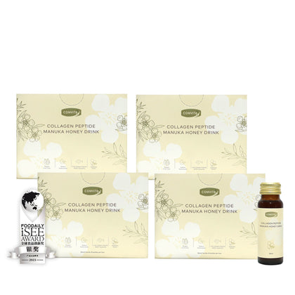 Comvita Collagen Peptide Manuka Honey Drink, 8 bottles x4 Boxes (Buy 2 Boxes Get 2 Boxes Free)