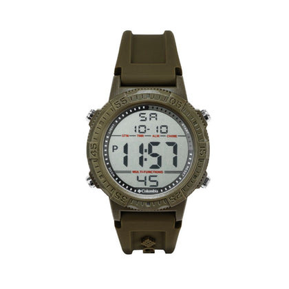Columbia Watch Peak Patrol Digital Oliver Polycarbonate Case Oliver Silicone Watch COCSS14-002 - Green