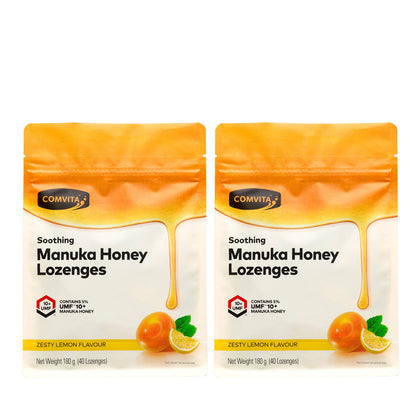 Comvita Soothing Manuka Honey Lozenges 40s (Set of 2)