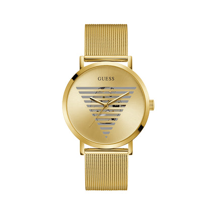 Guess Stainless Steel Mesh Strap Analogue Mens Watch