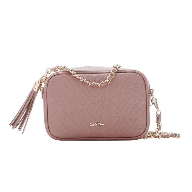 Carlo Rino Quilted Crossbody Bag