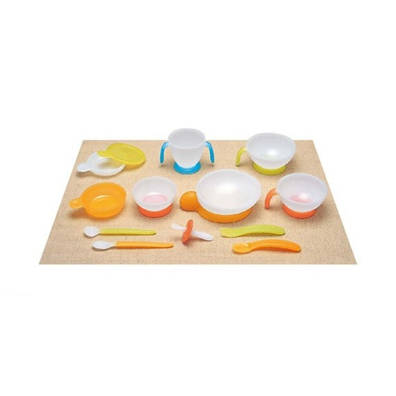 Combi 13-pc Baby Label Tableware Step Up Set