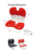 Curble Wider Chair - Red