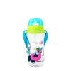 Eplas Kids' Bottle with Push Button, Straw & Removable Strap (EGB-580ml) - Blue