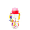 Eplas Kids' Bottle with Push Button, Straw & Removable Strap (EGB-580ml) - Pink