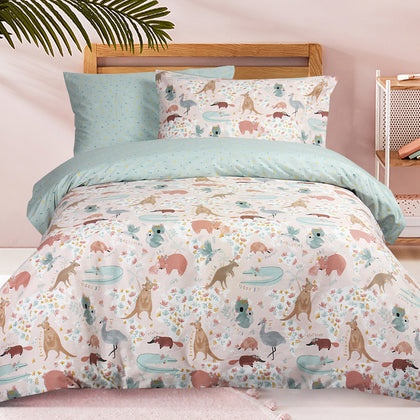 Eurotex Junior 1000TC 100% Cotton Bed Set (Secret Garden) - Single / Super Single / Queen