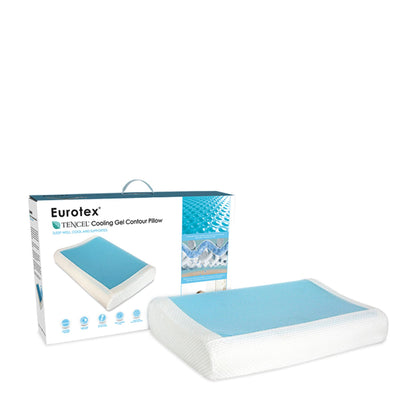 Eurotex Tencel Cooling Gel Contour Pillow