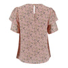 FIMI Floral Layered Sleeve Blouse - Pink