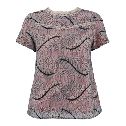 FIMI Floral Lace Blouse - Pink