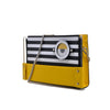 FION Minions PVC with Leather Crossbody & Shoulder Handbag - Black / Yellow