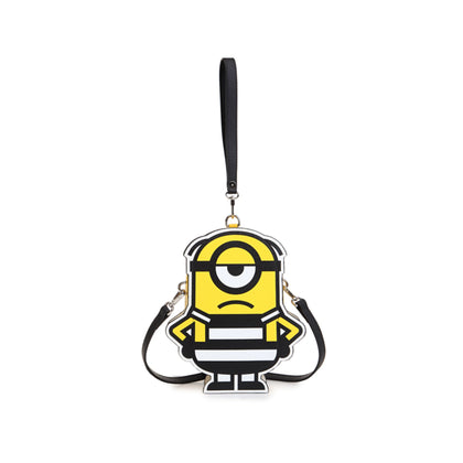 FION Minions PVC with Leather Clutch - Yellow / Yellow