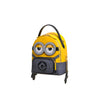 FION Minions Jacquard with Leather Backpack (Medium) - Yellow / Dark Blue