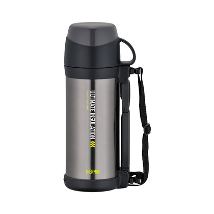 Thermos 1L Stainless Steel Vacuum Insulated Beverages & Food Bottle - Cool Grey (FFW-1000-CGY)