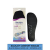 BackJoy Comfort Insoles Womens 6-10 / Mens 4-8 (Small) - Black