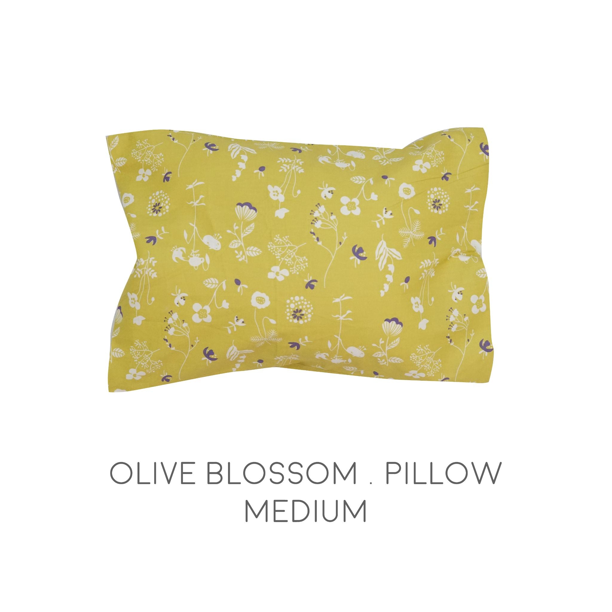 Baby Beannie Fiber Pillow - Olive Blossom