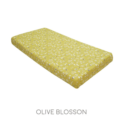 Baby Beannie Fitted Sheet - Olive Blossom