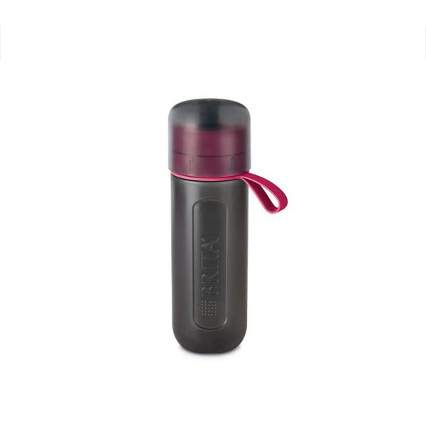 BRITA fill&go Active Water Filtration Bottle 0.6L with 1 MicroDisc Filter -  Pink