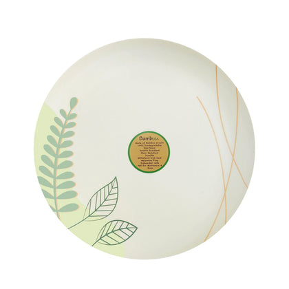 BambUSA Round Plate 10 inch (Foliage)