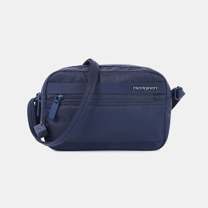 Hedgren Small Crossover 2 Compartments RFID Bag - Blue
