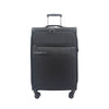 Hush Puppies 29" Double Wheel Expandable Soft-Case Spinner Luggage with Anti-Theft Zipper & TSA Lock - Black (HP69-3147)