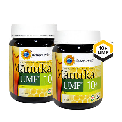 [Bundle of 2] HoneyWorld Raw Manuka UMF10+ 1kg