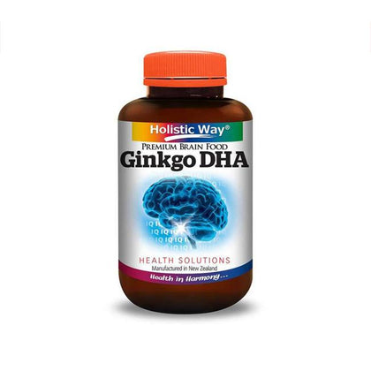 Holistic Way Ginkgo DHA Premium Brain Food 60VC