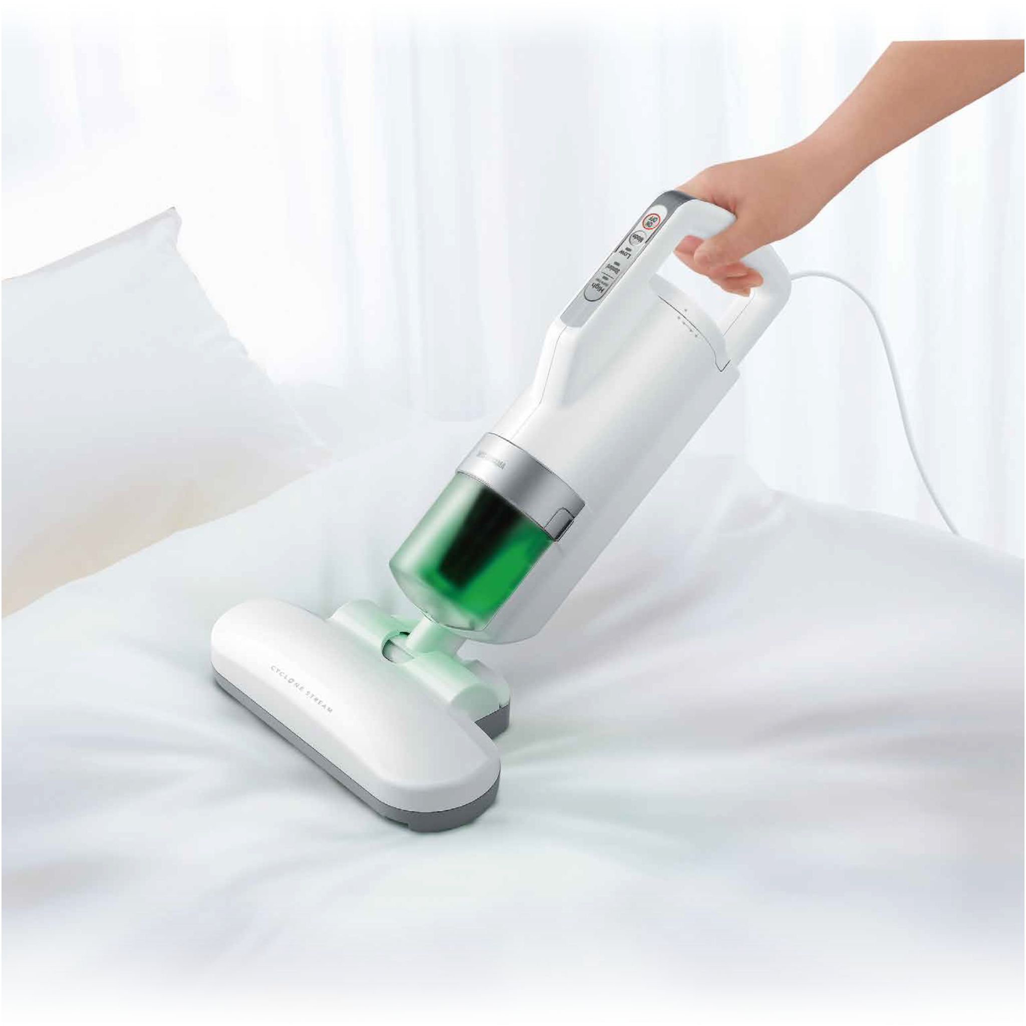 Iris Ohyama Dust Mite Mattress and Furniture Vacuum Cleaner  IC-FAC2 - Silver