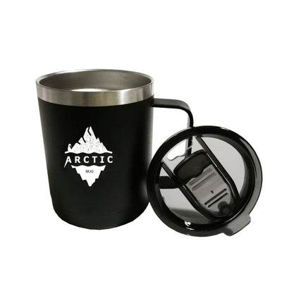 JML Arctic Mug 300ml - Black (J0022) - Set of 2