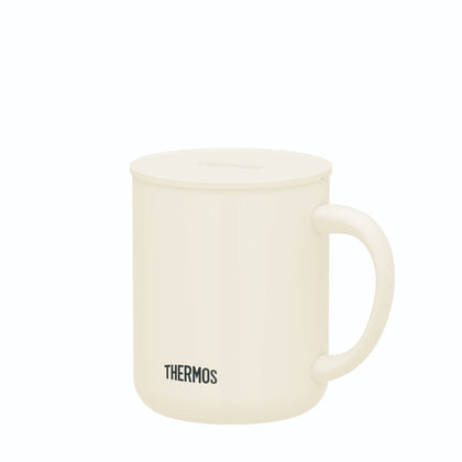 Thermos 0.45L SS Mug with Lid - White (JDG-451C MWH)